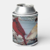 Kardinale vogels blikjeskoeler (Blikje Voorkant)