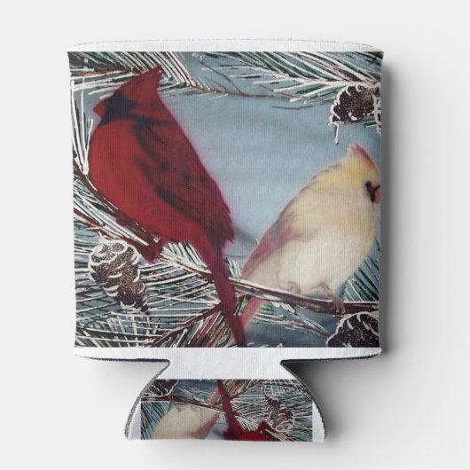 Kardinale vogels blikjeskoeler (Achterkant)