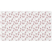 Kardinale vogels, winterkersen en sneeuwpatronen tafelkleed (Voorkant (Horizontaal))