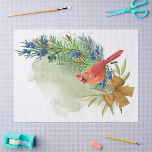 Kardinale Waterverf Tissuepapier (Craft)