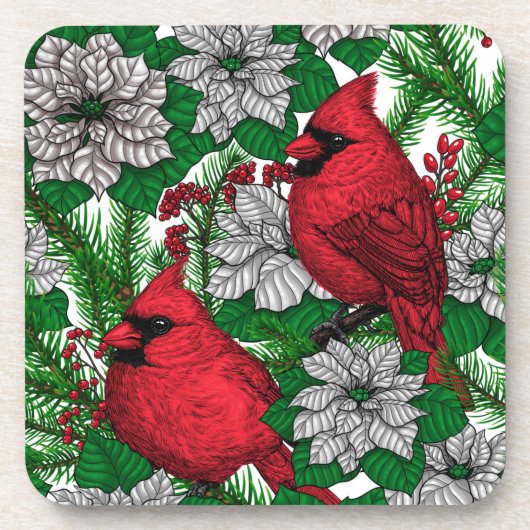 Kardinalen 2 bier onderzetter (Voorkant)
