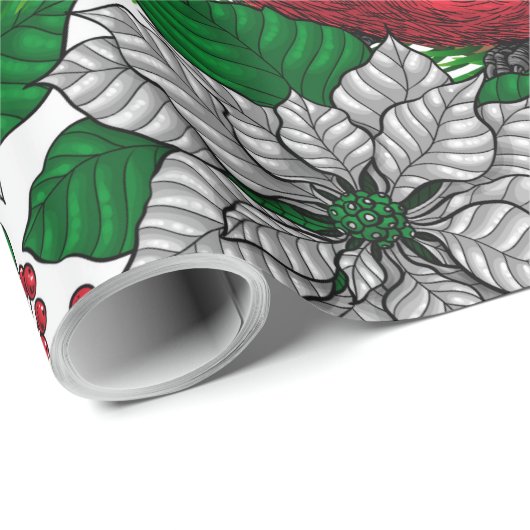 Kardinalen 2 cadeaupapier (Rol Hoek)