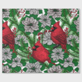Kardinalen 2 cadeaupapier (Vlak)