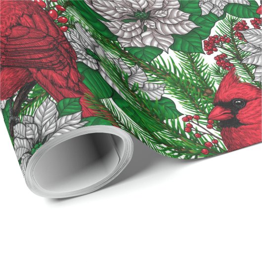 Kardinalen 2 cadeaupapier (Rol Hoek)