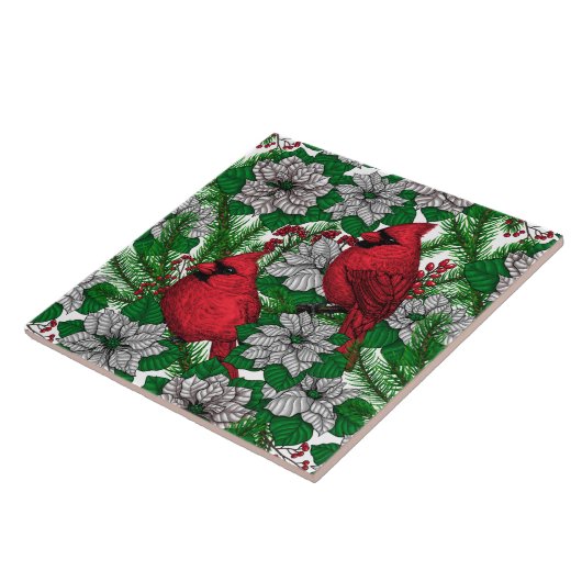 Kardinalen 2 tegeltje (Zijkant)