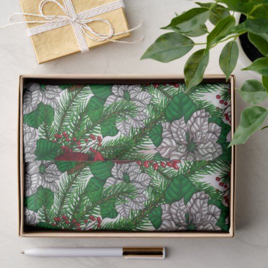 Kardinalen 2 tissuepapier (Geschenk)