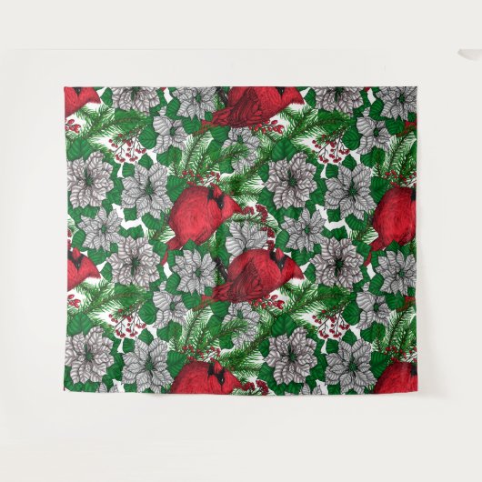 Kardinalen 2 wandkleed (Voorkant (horizontaal))