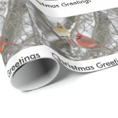 Kardinalen Cadeaupapier (Rol Hoek)