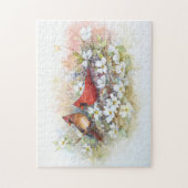 Kardinalen en Dogwood Puzzle Legpuzzel (Verticaal)