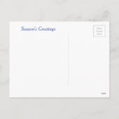 Kardinalen en feeder van kerstvogels feestdagenkaart (Achterkant)