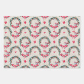 Kardinalen en kerstmis inpakpapier vel (Voorkant)