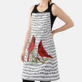 Kardinalen en muziek schort (Insitu)