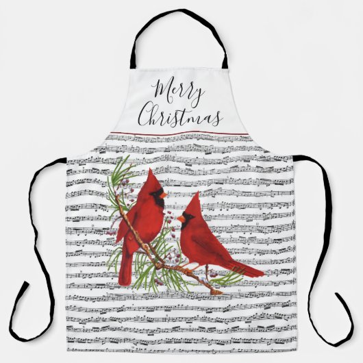 Kardinalen en muziekplatform schort (Voorkant)