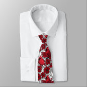 Kardinalen en poinsettia, rood en wit stropdas (Gebonden)