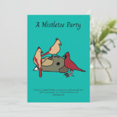 Kardinalen en Teddy AI-Victoriaans kaart (Staand voorkant)