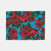 Kardinalen Fleece Deken (Voorkant (Horizontaal))