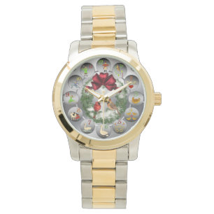 Kardinalen, geschat ~ de 12 dagen van Kerstmis ~ Horloge