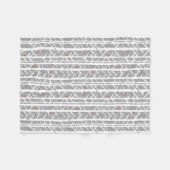 Kardinalen in de Berkenbomen in Lichtgrijs Fleece Deken (Voorkant (Horizontaal))