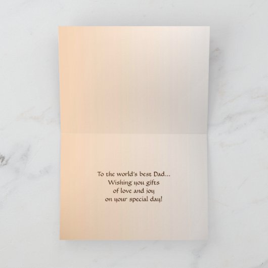 Kardinalen in de herfst Vaderdag Kaart (Binnen)