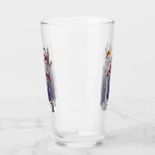 Kardinalen in de sneeuw glas (Rechts)