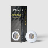 Kardinalen in de sneeuw golfballen (Verpakking)