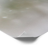 Kardinalen in de sneeuw poster (Hoek)