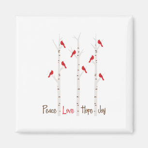 Kardinalen in de tak magneet