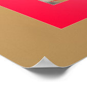 Kardinalen in een "Crisp"-winterochtend Poster (Hoek)