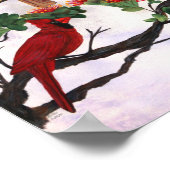 Kardinalen in het Paradijs Poster (Hoek)