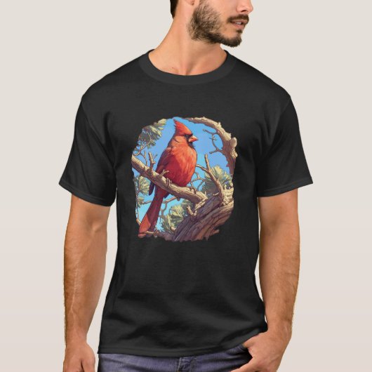 Kardinalen Kardinaalvogel T-shirt (Voorkant)