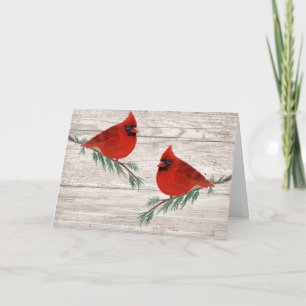 Kardinalen Kerst Kaart