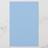 Kardinalen Kerstfeest Blauw Briefpapier (Achterkant)