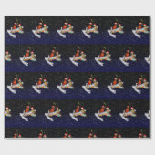 kardinalen-kerstinpakpapier cadeaupapier (Vlak)