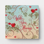 Kardinalen met u altijd herdenken fotoplaat (Voorkant)