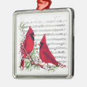 Kardinalen Metalen Ornament (Links)