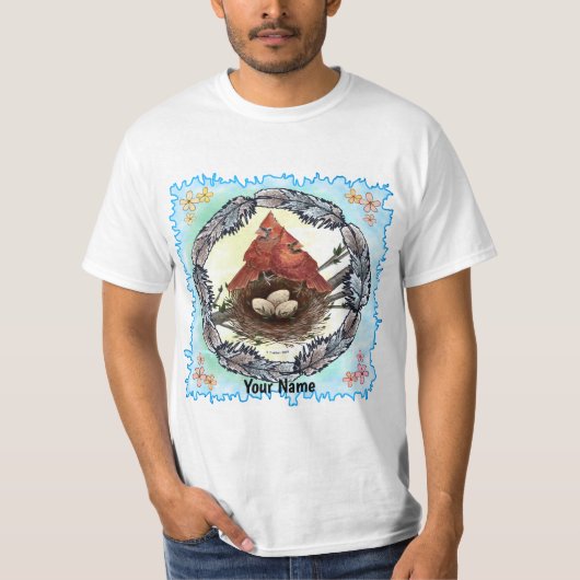 Kardinalen Nest t-shirt (Voorkant)