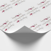 Kardinalen op Aspen Cadeaupapier (Hoek)