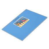 Kardinalen op het schilderen van de hek - Oorspron Notitieblok (Schuin)