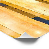 Kardinalen op het schilderen van de hek - Oorspron Perfect Poster (Hoek)