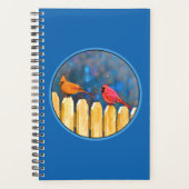 Kardinalen op het schilderen van de hek - Oorspron Planner (Voorkant)