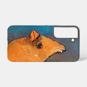 Kardinalen op het schilderen van de hek - Oorspron Samsung Galaxy Hoesje (Achterkant horizontaal)