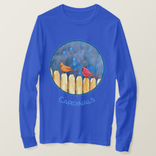 Kardinalen op het schilderen van de hek - Oorspron T-shirt