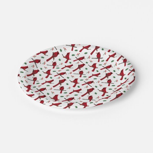 Kardinalen Papieren Bordje (Gekanteld)