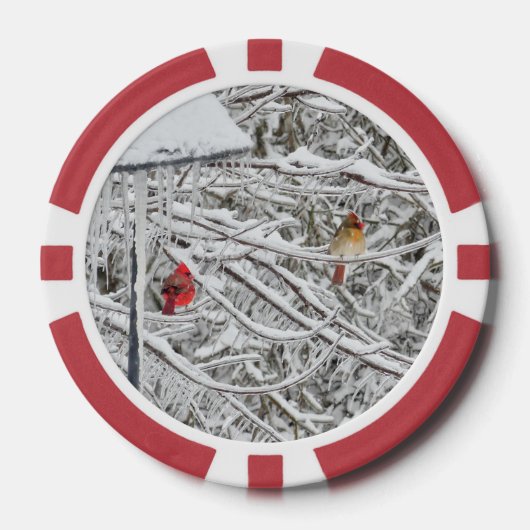 Kardinalen Poker Chips (Voorkant)