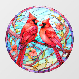  kardinalen raamsticker