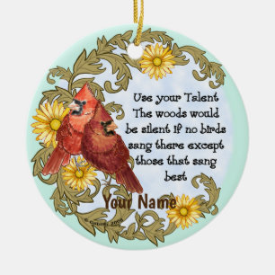 Kardinalen Talent Christelijk ornament