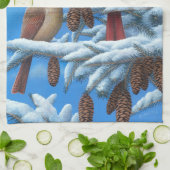 Kardinalen Theedoek (Gevouwen)