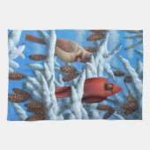 Kardinalen Theedoek (Horizontaal)