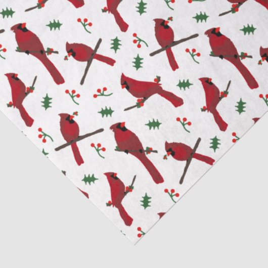 Kardinalen Tissuepapier (Detail)