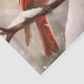 Kardinalen Tissuepapier (Detail)